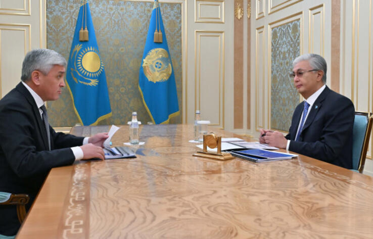 Мемлекет басшысы Қарағанды облысының әкімі Ермағанбет Бөлекпаевты қабылдады