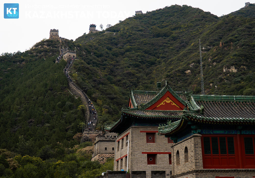 The Great Wall of China in Changping Valley