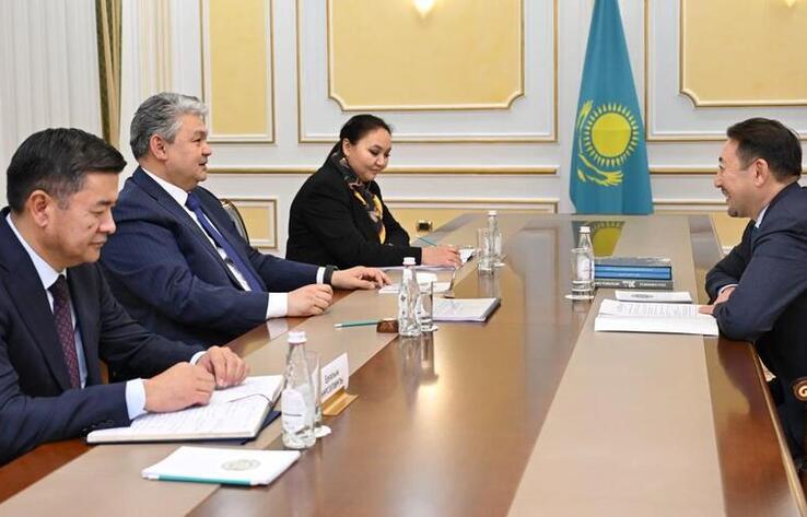 Kazakh Foreign Minister Received Secretary General of CICA
