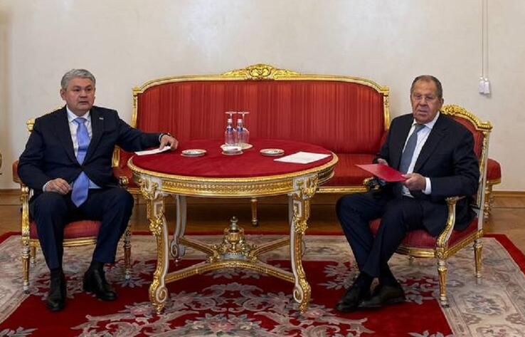 Лавров подчеркнул значимость визита главы МИД Казахстана в Россию