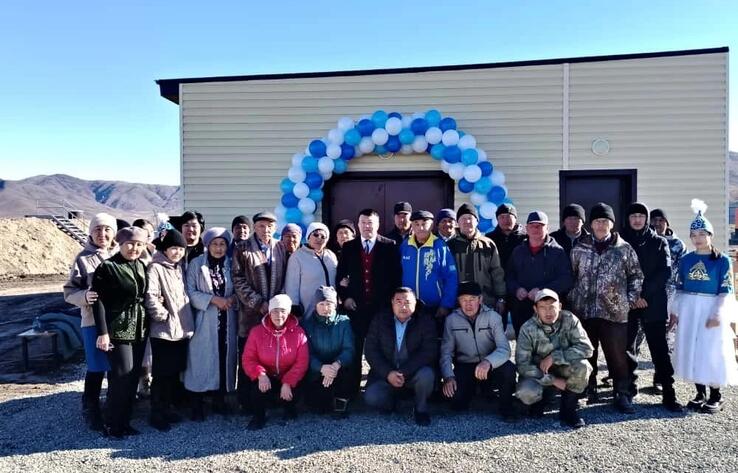 Ко Дню Республики в Катон-Карагайском районе ВКО открыли новые социальные объекты