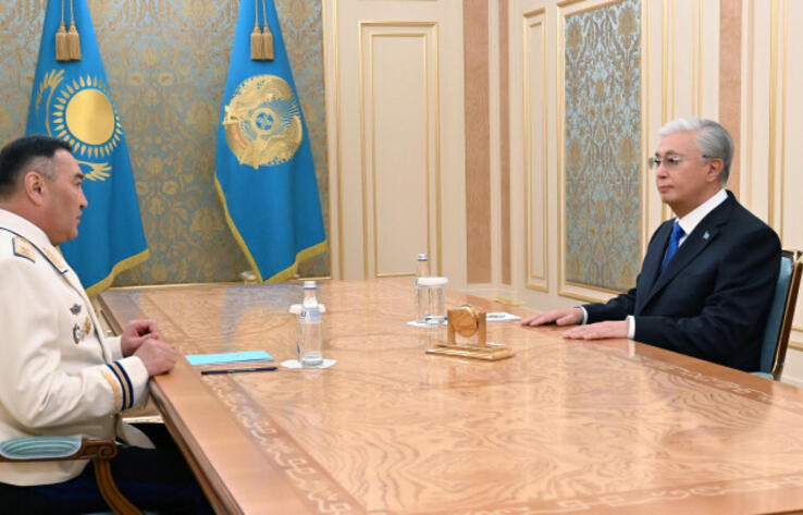 Мемлекет басшысы Ұлттық қауіпсіздік комитетінің төрағасы Ермек Сағымбаевты қабылдады