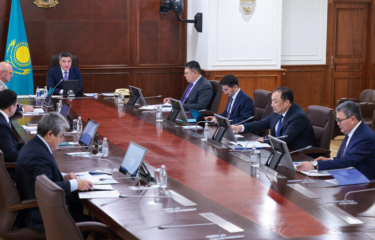 Bektenov chaired Government session on development and digitalization of electric power industry