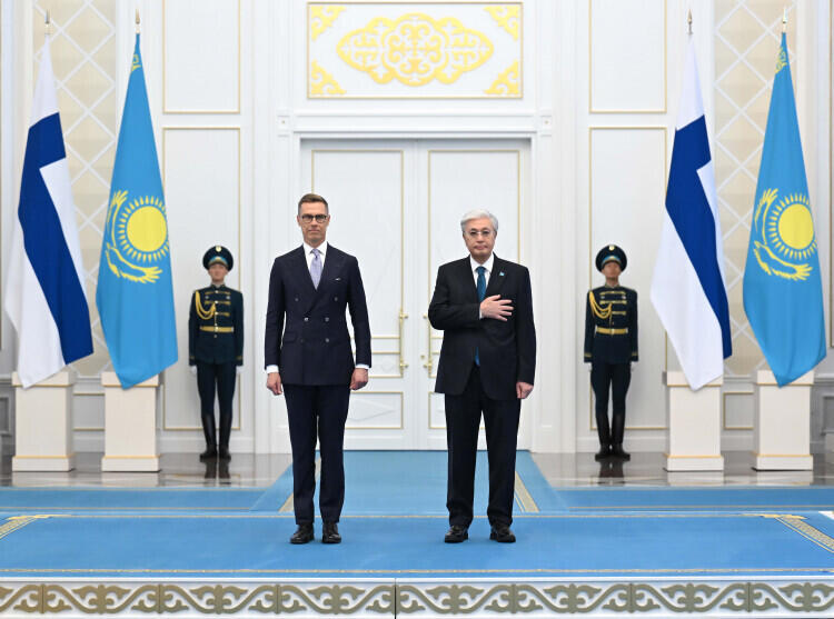 Kassym-Jomart Tokayev holds talks with President of Finland Alexander Stubb