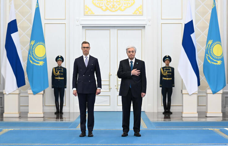 Kassym-Jomart Tokayev holds talks with President of Finland Alexander Stubb
