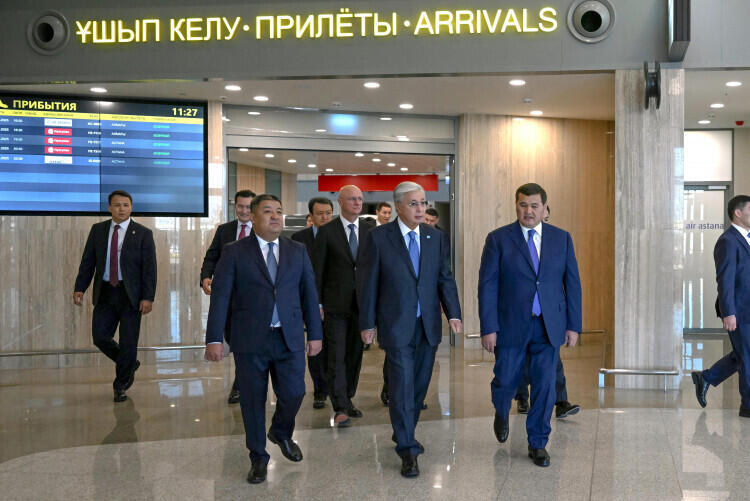 Мемлекет басшысы "Қорқыт ата" әуежайының жаңа терминалын аралап көрді