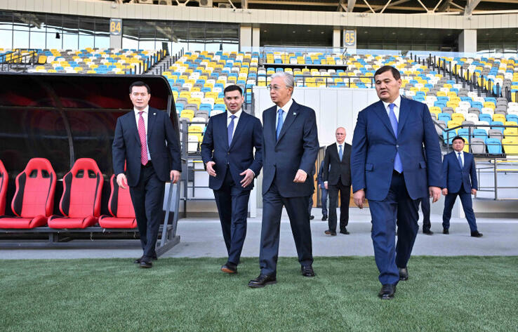Мемлекет басшысы Қызылорда қаласындағы орталық стадионға барды