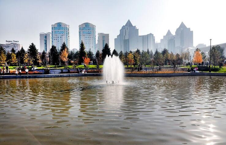 В Алматы на месте бывшей резиденции президента открыли новый сквер 