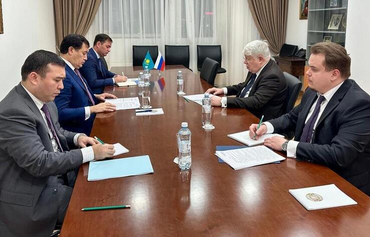 Meeting with Ambassador of Russia was held at the Kazakh Foreign Ministry
