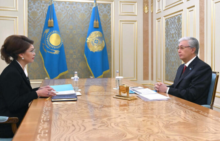 Мемлекет басшысы Премьер-министрдің орынбасары - Мәдениет және ақпарат министрі Аида Балаеваны қабылдады