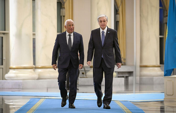 Tokayev Holds Talks with President of the European Council António Costa