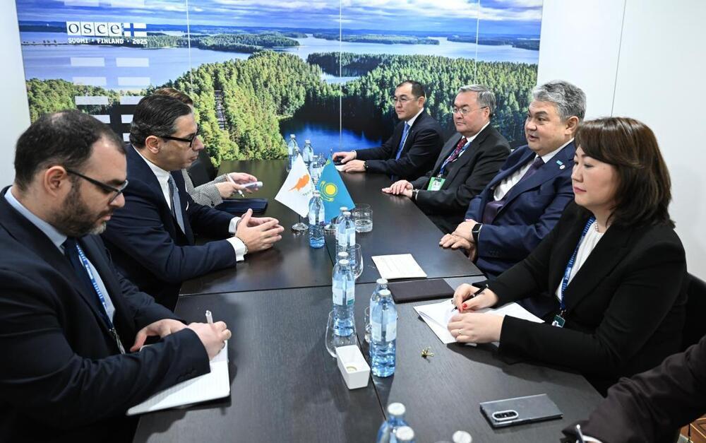 Kazakh Foreign Minister Holds Bilateral Meetings on Margins of OSCE Ministerial Council