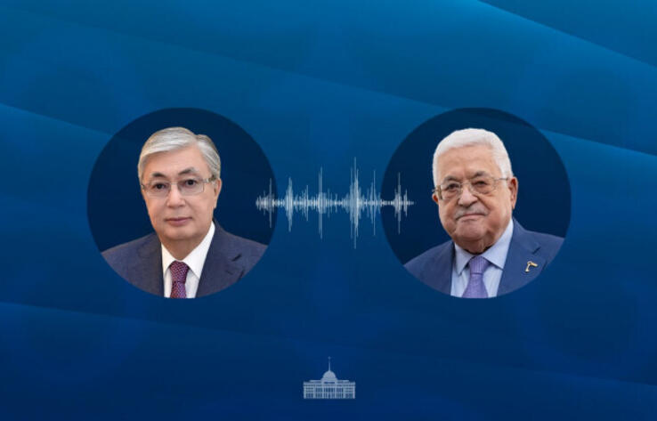 President Tokayev held a telephone conversation with President of Palestine Mahmoud Abbas