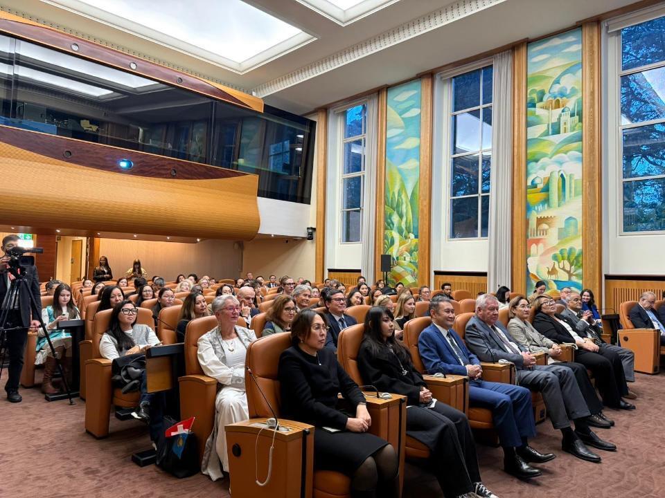 Открытие зала "Казахстан" состоялось во Дворце наций в Женеве 