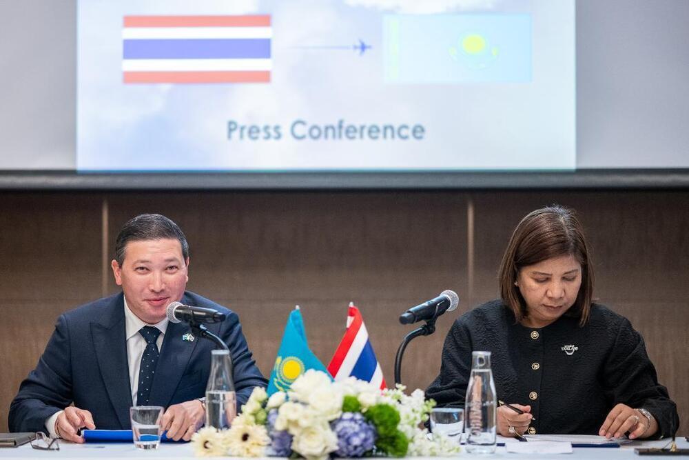 The Geography of Air Connectivity Between Cities of Kazakhstan and Thailand Is Expanding