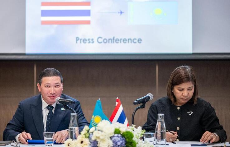 The Geography of Air Connectivity Between Cities of Kazakhstan and Thailand Is Expanding
