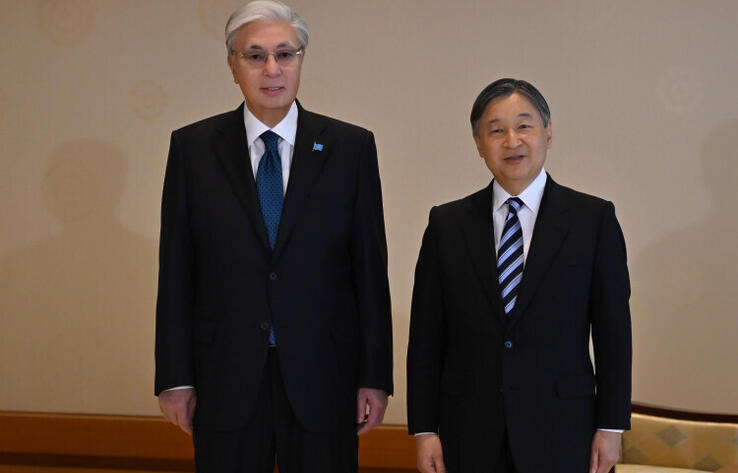 President of Kazakhstan Holds Meeting with Emperor Naruhito of Japan