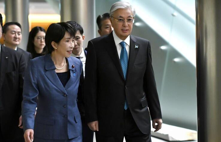 President of Kazakhstan Holds Talks with Prime Minister of Japan Sanae Takaichi