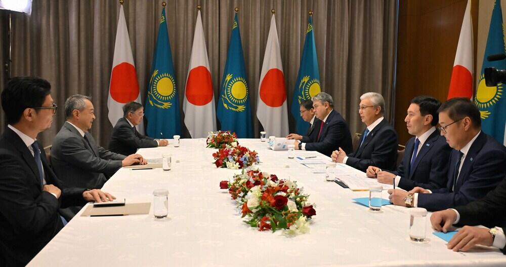 President Tokayev Meets with Shingo Ueno, President and CEO of Sumitomo Corporation