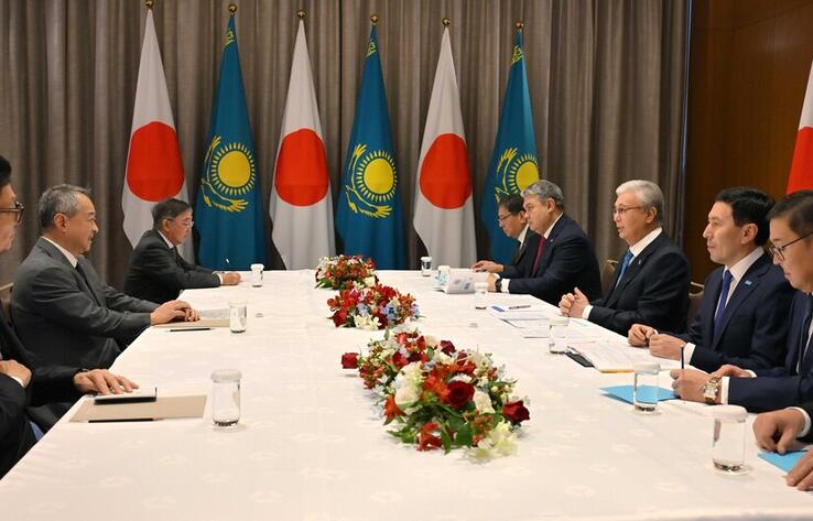 President Tokayev Meets with Shingo Ueno, President and CEO of Sumitomo Corporation