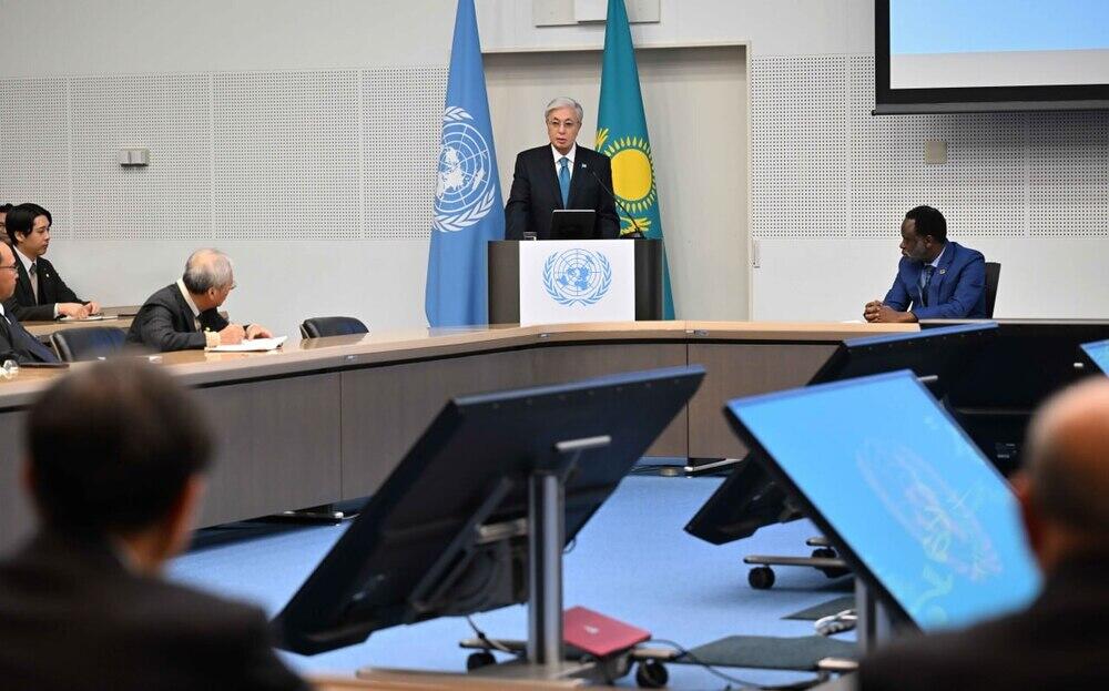 President of Kazakhstan Delivers Lecture at United Nations University