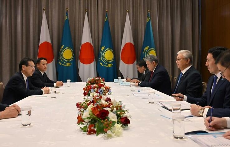 Қасым-Жомарт Тоқаев Komatsu компаниясы директорлар кеңесінің төрағасы Хироюки Огаваны қабылдады