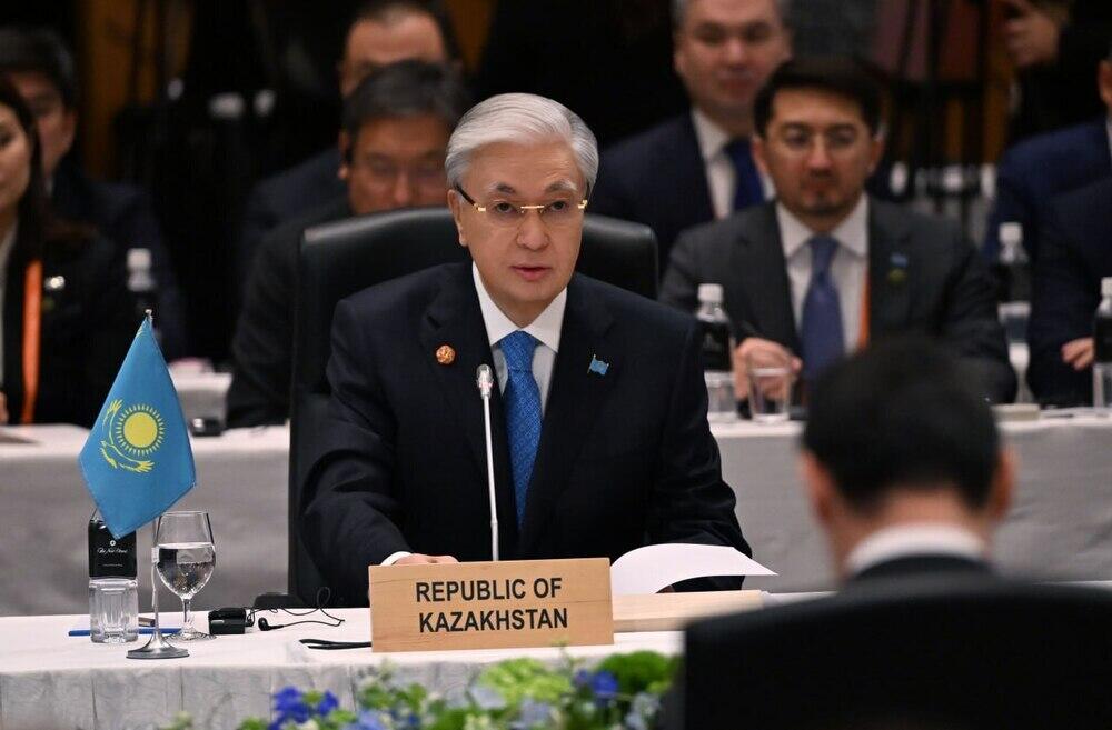 Токаев выступил на первом саммите диалога "Центральная Азия - Япония"