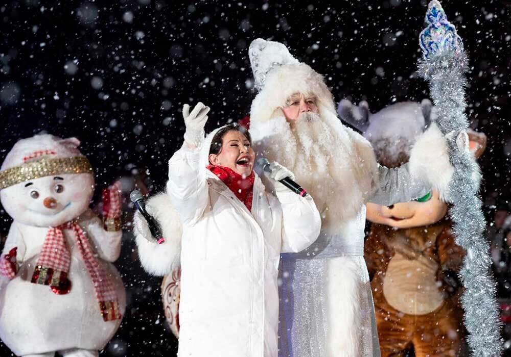 New Year's trees were lit in cities across Kazakhstan. Images | Almaty gov.kz