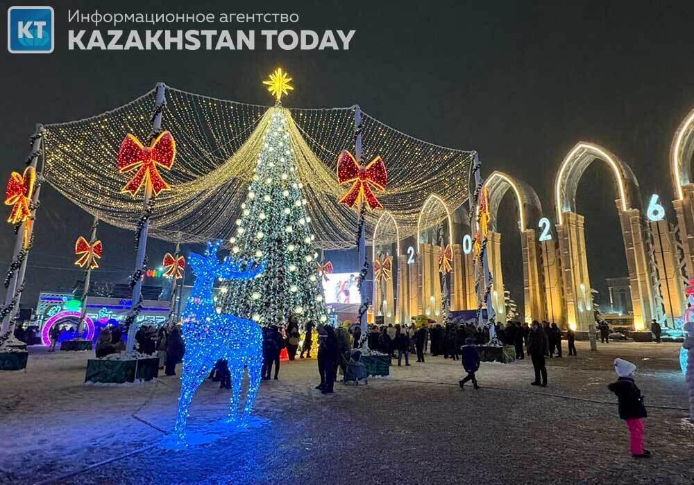 New Year's trees were lit in cities across Kazakhstan. Images | Almaty