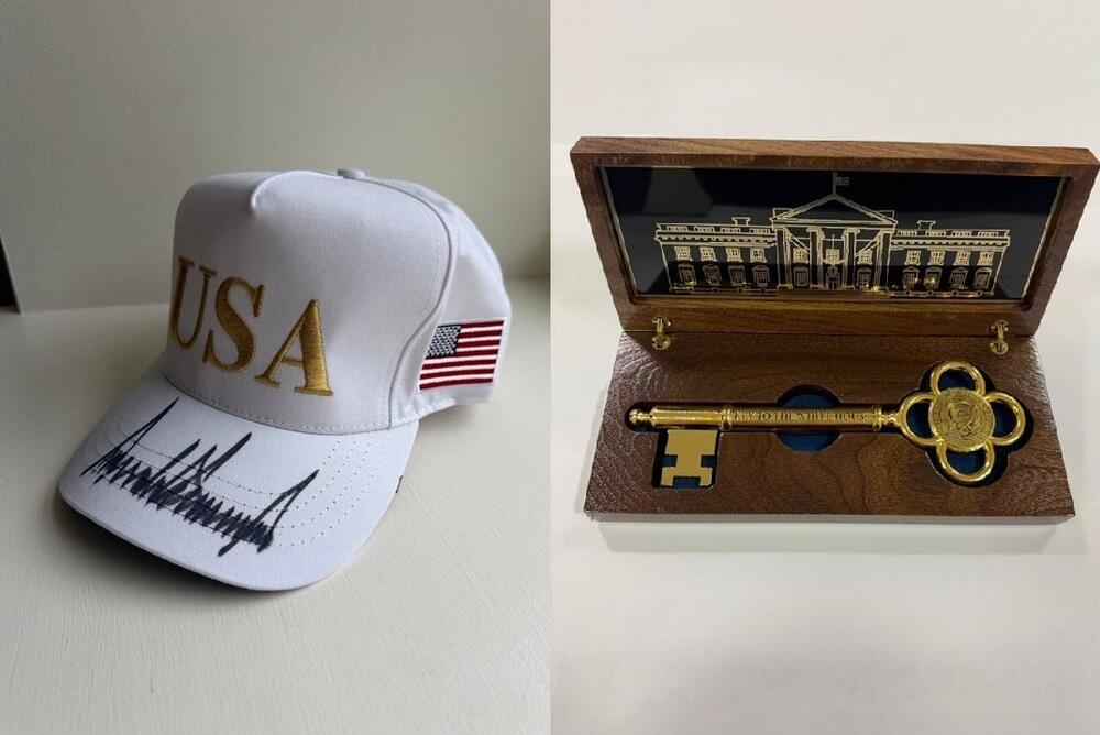 Президент США передал подарки президенту Казахстана