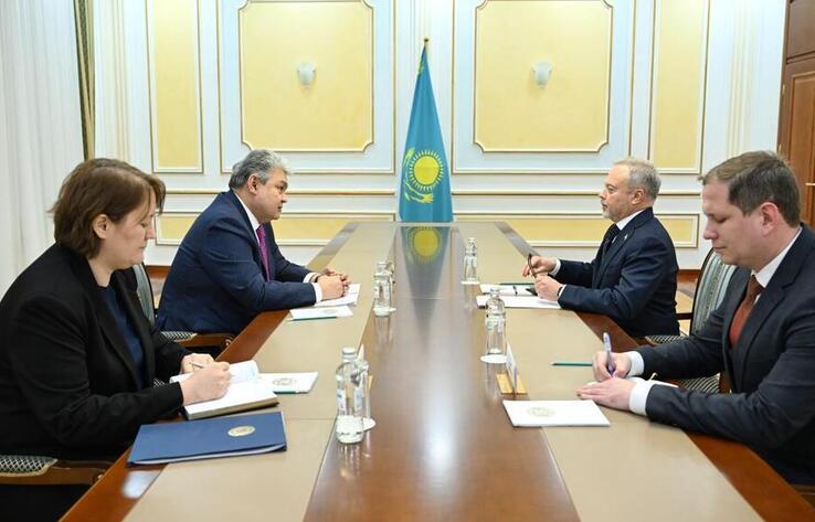 Министр иностранных дел Казахстана принял посла Украины