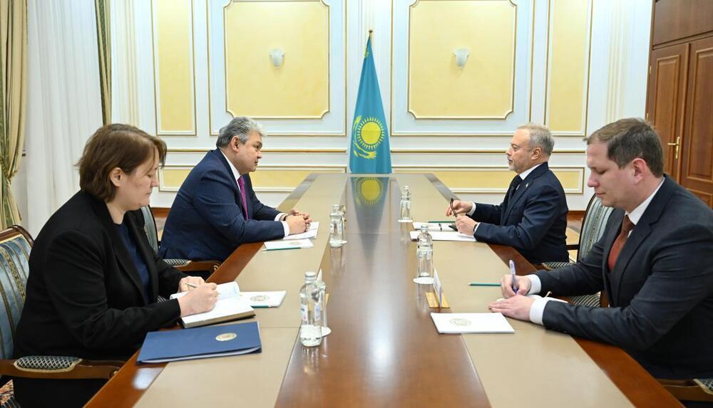 Kazakh Foreign Minister Received Ambassador of Ukraine