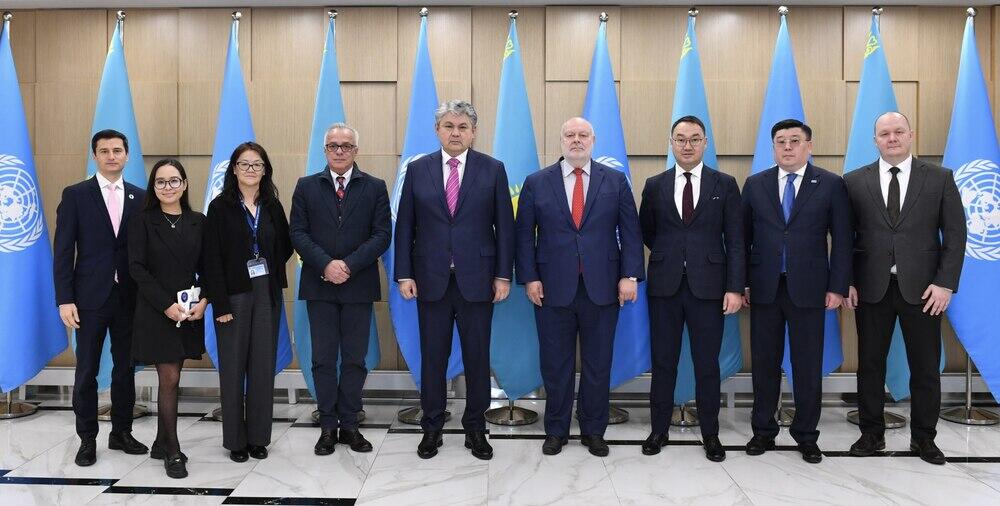 Kazakh Foreign Minister Visits the UN Regional Centre for Sustainable Development Goals for Central Asia and Afghanistan