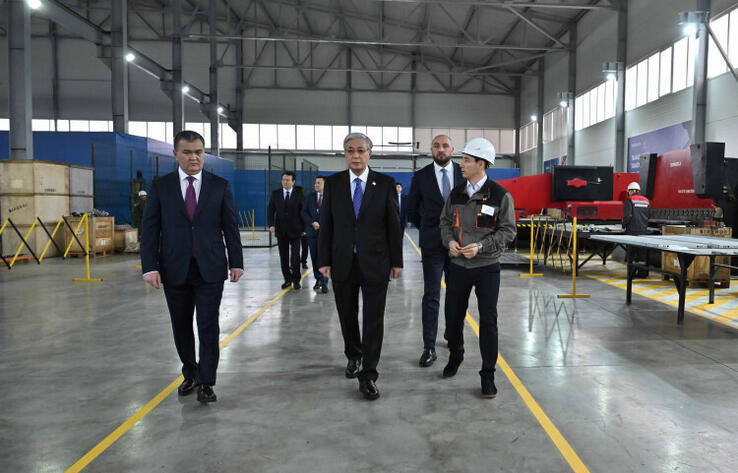 Мемлекет басшысы Tausogar зауытында болды