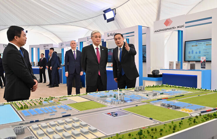 Мемлекет басшысы "Тараз" шағын индустриалдық аймағын аралап көрді