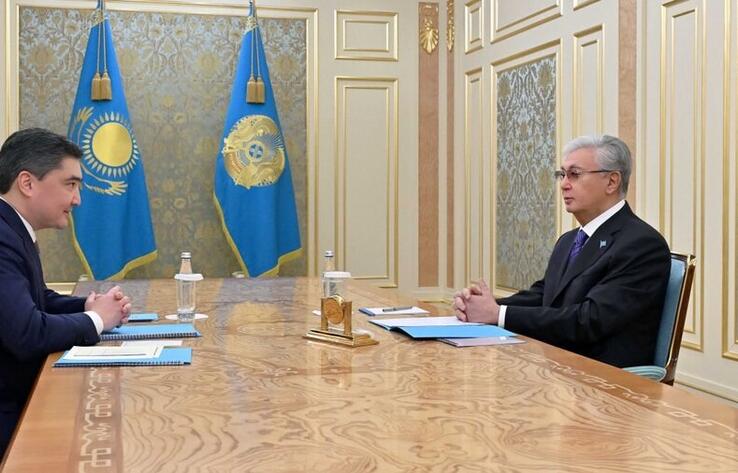 Мемлекет басшысы Премьер-министр Олжас Бектеновті қабылдады