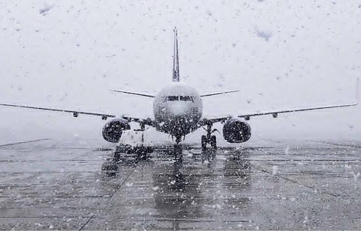 Из-за непогоды в аэропорту Астаны задерживаются рейсы