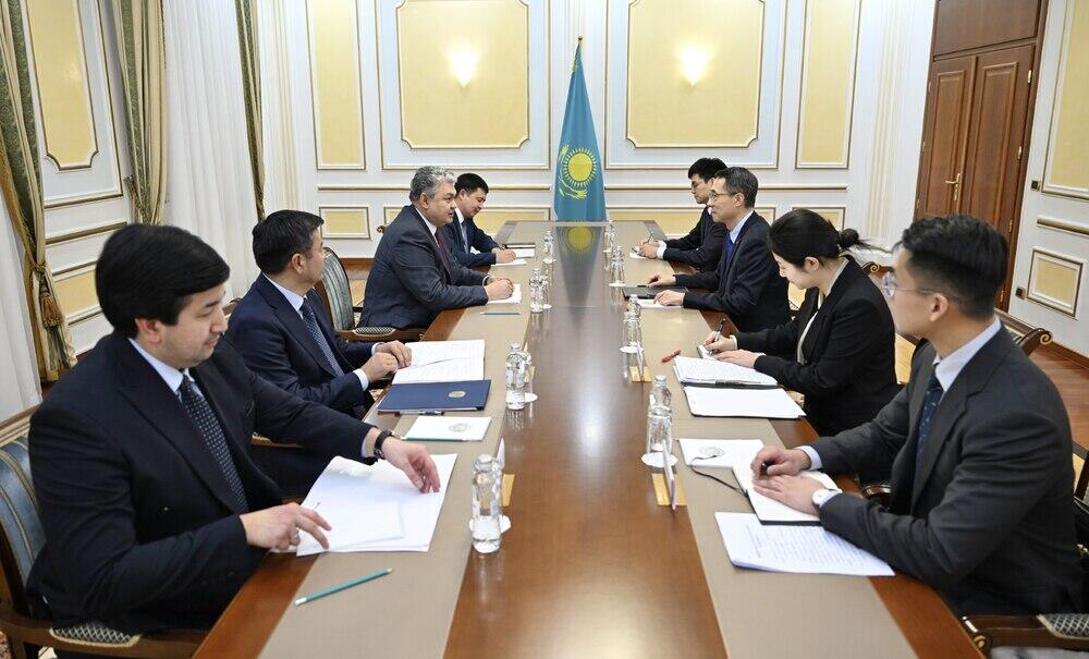 Kazakh Foreign Minister Received Ambassador of China