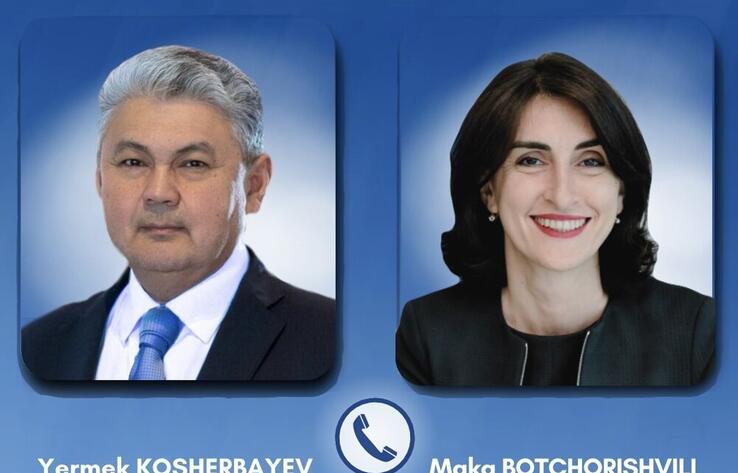 Foreign Ministers of Kazakhstan and Georgia Hold Telephone Conversation