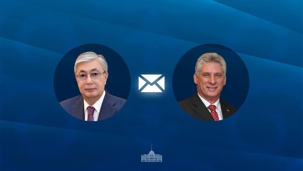 Kazakh President congratulates President of Cuba on National Day