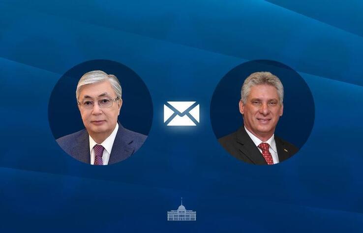Kazakh President congratulates President of Cuba on National Day