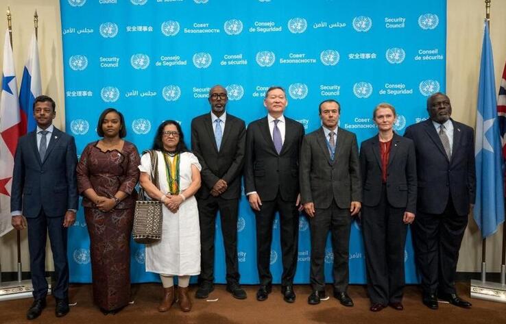 Қазақстан БҰҰ Қауіпсіздік Кеңесіне жаңа мүше-мемлекеттердің туларын орнату рәсімін өткізді