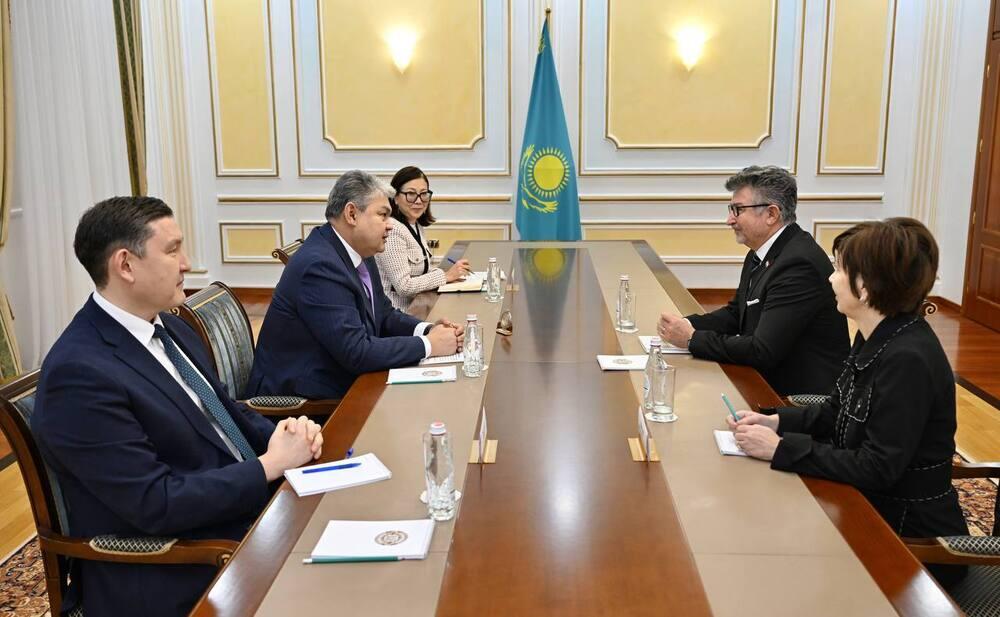 Kazakh Foreign Minister Received Croatian Ambassador
