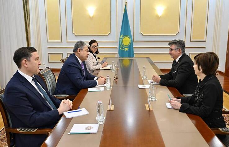 Kazakh Foreign Minister Received Croatian Ambassador