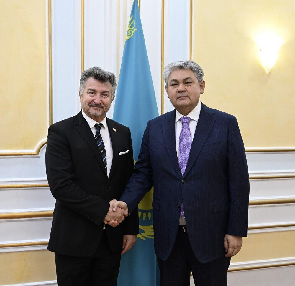 Глава МИД Казахстана принял посла Хорватии