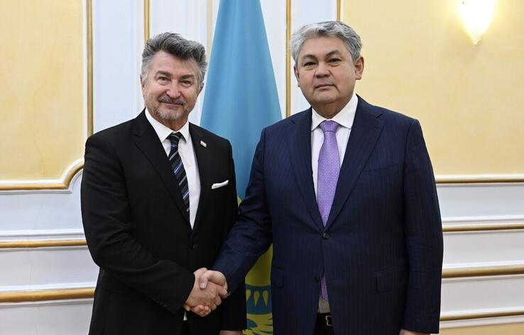 Глава МИД Казахстана принял посла Хорватии