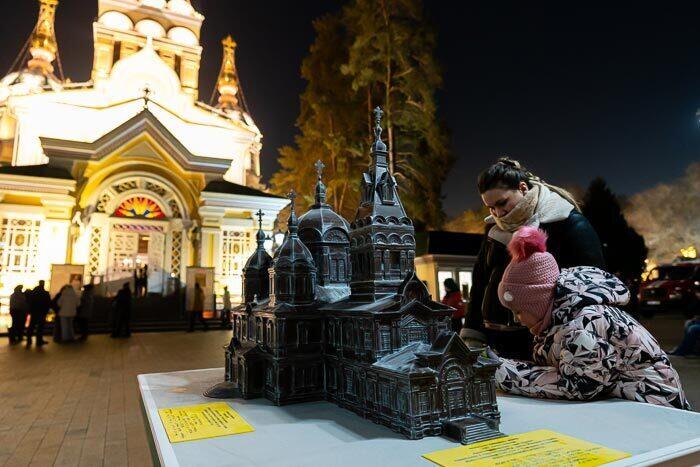 Рождественская Литургия прошла в Вознесенском соборе Алматы. Фото: mitropolia.kz