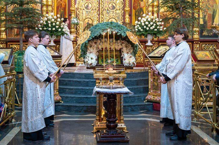 Рождественская Литургия прошла в Вознесенском соборе Алматы. Фото: mitropolia.kz