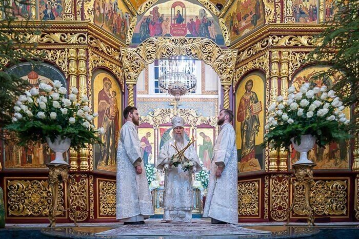 Рождественская Литургия прошла в Вознесенском соборе Алматы. Фото: mitropolia.kz