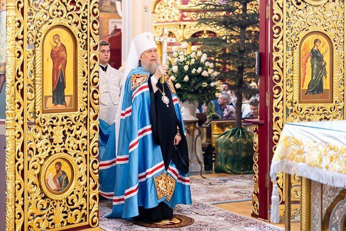 Рождественская Литургия прошла в Вознесенском соборе Алматы. Фото: mitropolia.kz